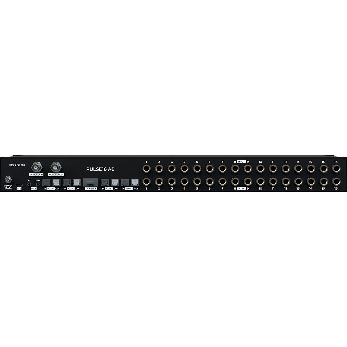 Ferrofish Pulse16 AE 16x16 AD/DA Converter with ADAT