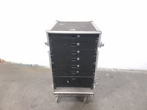 17RU Olympic Rolling Rack Case w/ (7) Built-In Drawers