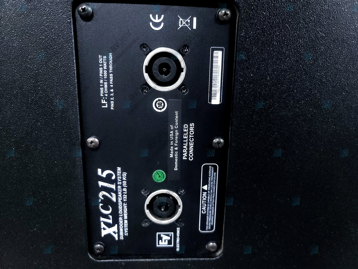 Electro-Voice XLC215 Dual 15" Passive Subwoofer