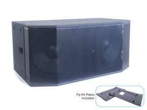 Bose RoomMatch RMS215 Dual 15" Passive Subwoofer with Fly Kit Side Plates