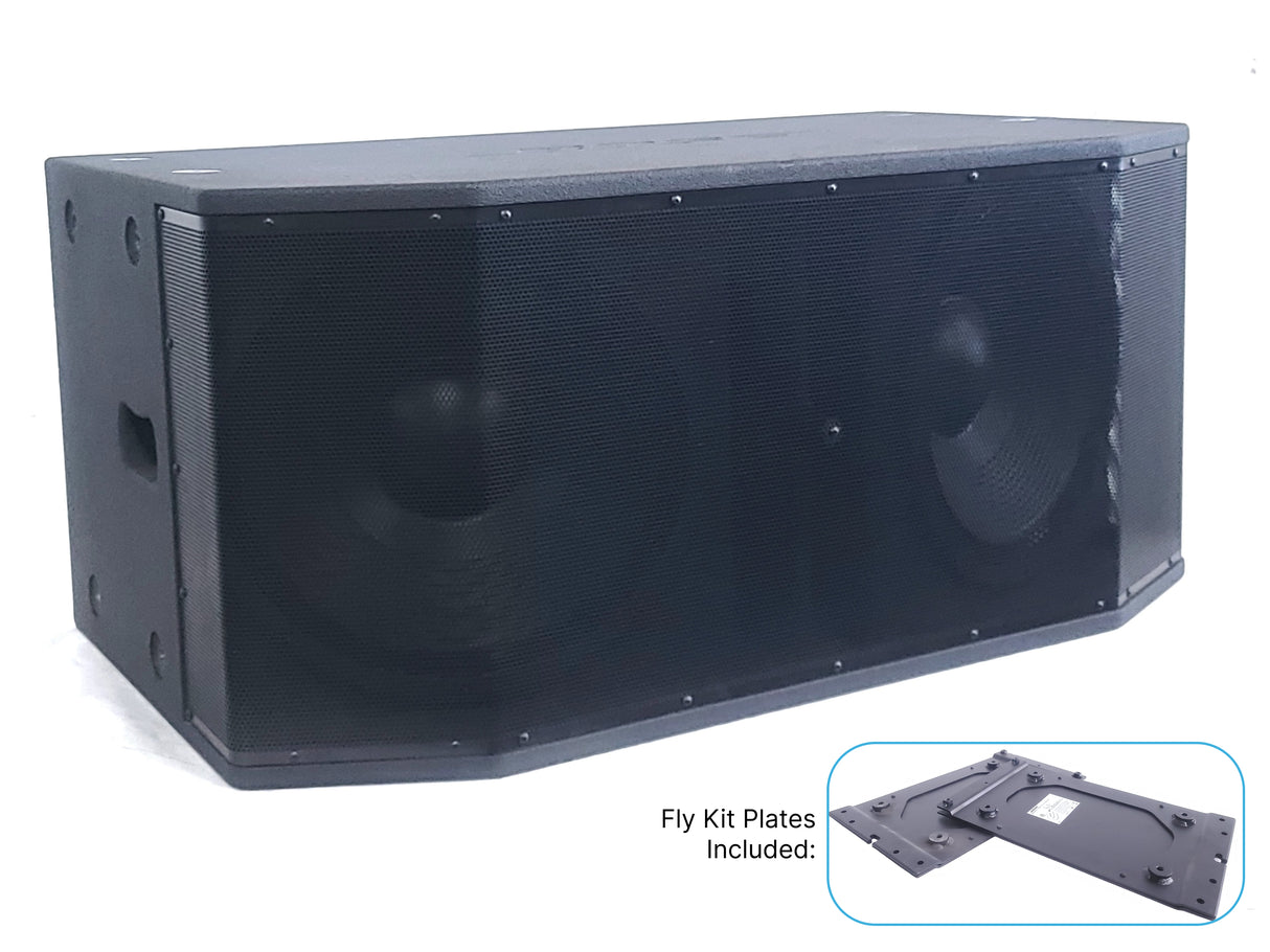Bose RoomMatch RMS215 Dual 15" Passive Subwoofer with Fly Kit Side Plates