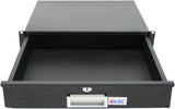 19" 2U Rack Mount Locking Drawer Pro Audio DJ Server Rack Lock Storage Cabinet
