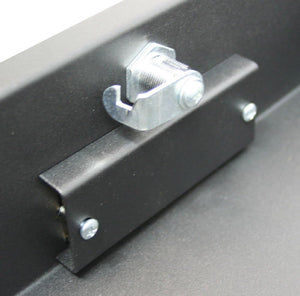 19" 2U Rack Mount Locking Drawer Pro Audio DJ Server Rack Lock Storage Cabinet