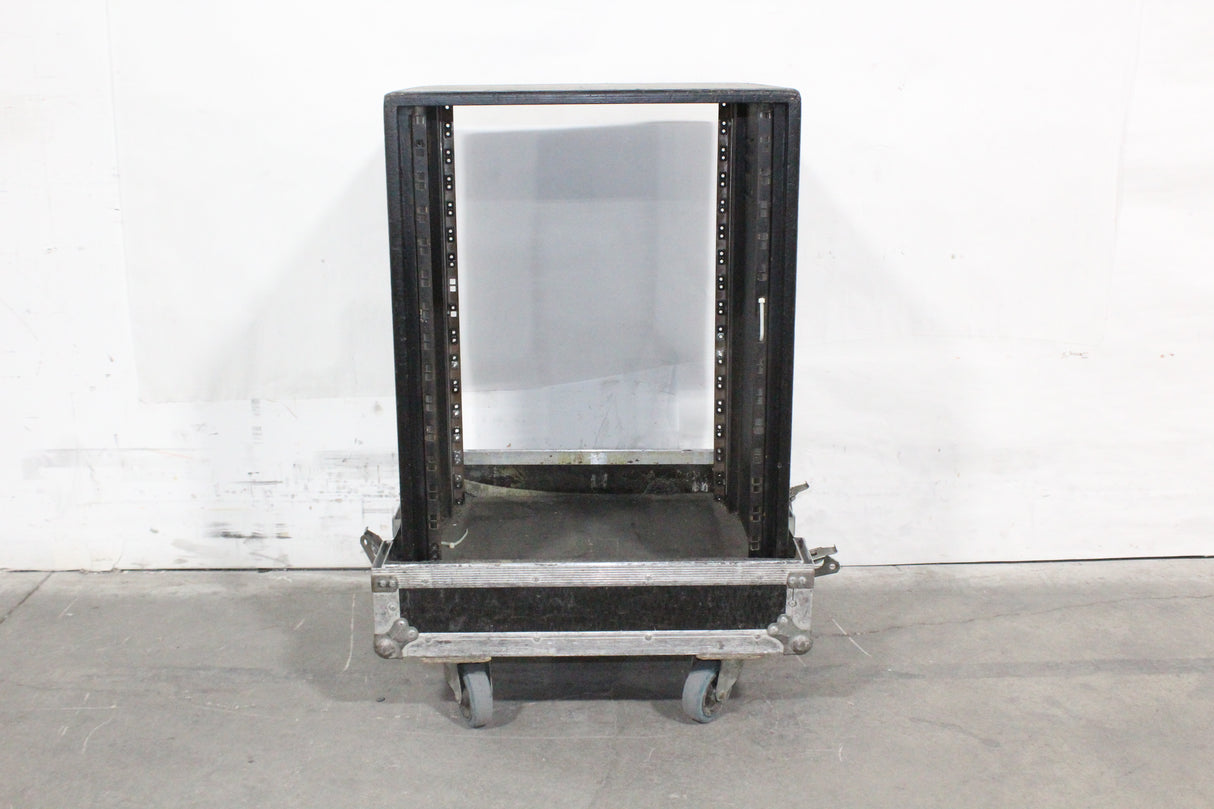 19x22x28 16RU Wheeled Rack Case (Black)