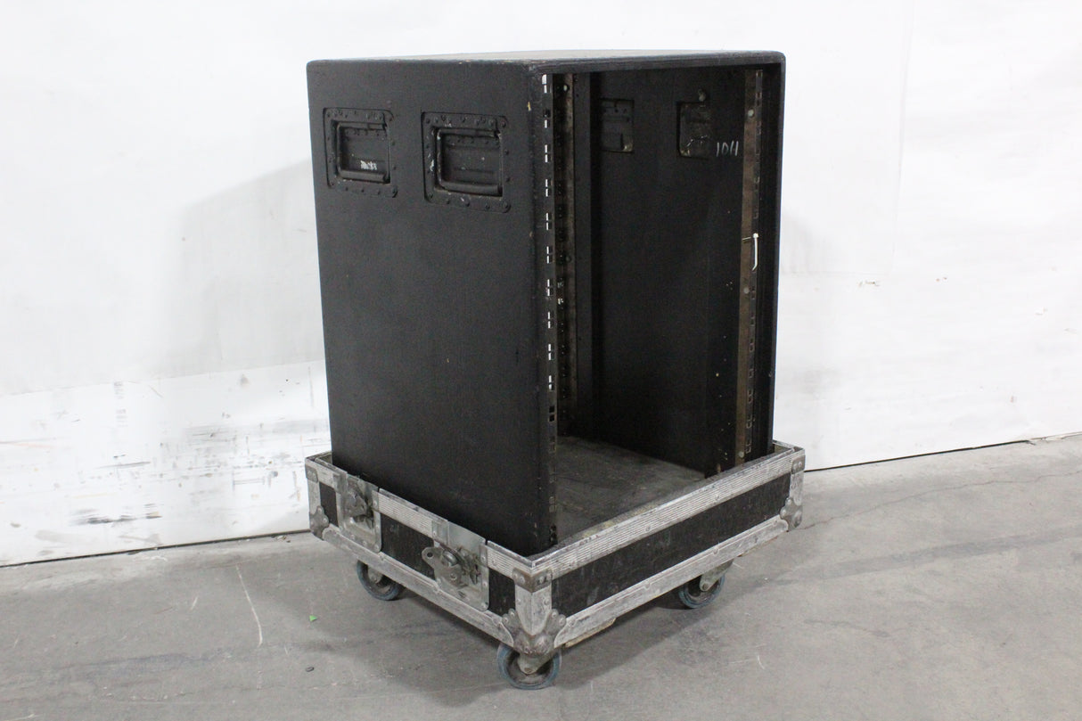 19x22x28 16RU Wheeled Rack Case (Black)