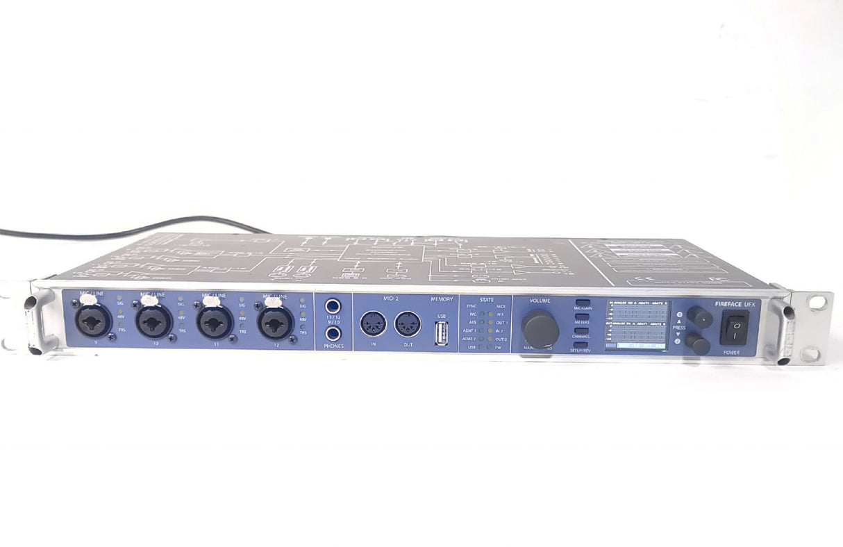 RME Fireface UFX 24-Bit 192kHz 60-Channel USB/Firewire Audio Interface