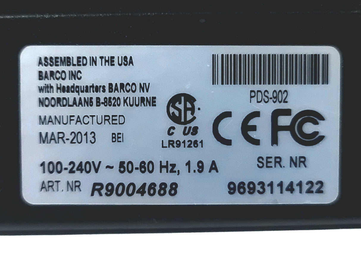 Barco R9004688 PDS-902 Digital Video Switcher