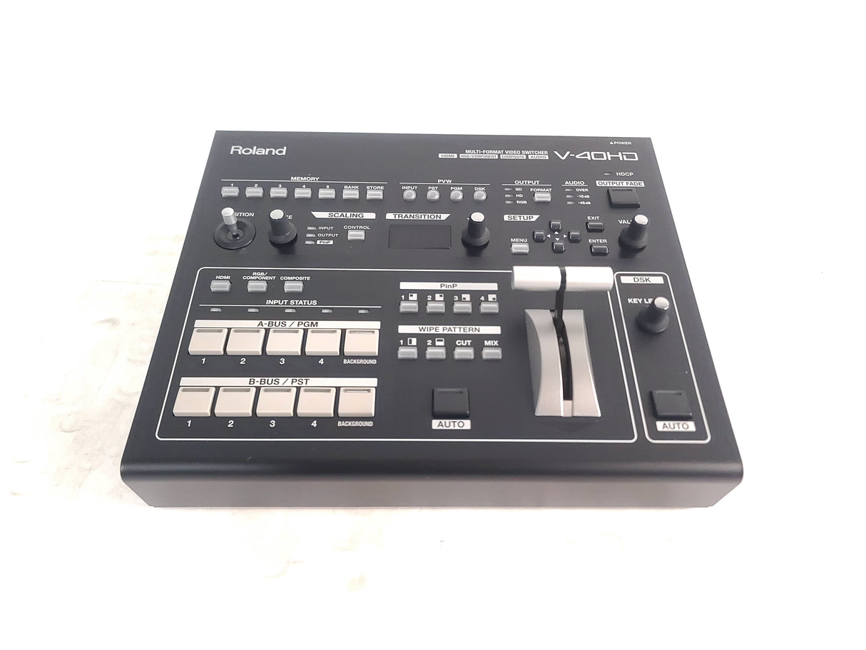 Roland V-40HD Multi-Format Switcher (B-Stock/Factory Recertified)