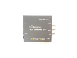 Blackmagic Design CONVMBSH4K6G SDI to HDMI 6G Auto-Switching SD/HD/UltraHD Mini Converter  w/ 12V PSU