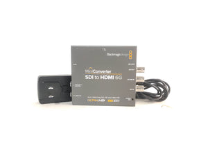 Blackmagic Design CONVMBSH4K6G SDI to HDMI 6G Auto-Switching SD/HD/UltraHD Mini Converter  w/ 12V PSU