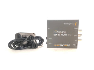 Blackmagic Design CONVMBSH4K6G SDI to HDMI 6G Auto-Switching SD/HD/UltraHD Mini Converter  w/ 12V PSU