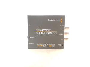 Blackmagic Design CONVMBSH4K6G SDI to HDMI 6G Auto-Switching SD/HD/UltraHD Mini Converter  w/ 12V PSU