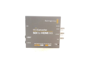 Blackmagic Design CONVMBSH4K6G SDI to HDMI 6G Auto-Switching SD/HD/UltraHD Mini Converter  w/ 12V PSU