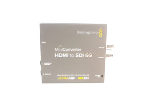 Blackmagic Design CONVMBHS24K6G HDMI to SDI 6G Auto-Switching SD/HD/Ultra HD Mini Converter w/ 12V PSU