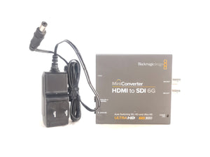 Blackmagic Design CONVMBHS24K6G HDMI to SDI 6G Auto-Switching SD/HD/Ultra HD Mini Converter w/ 12V PSU