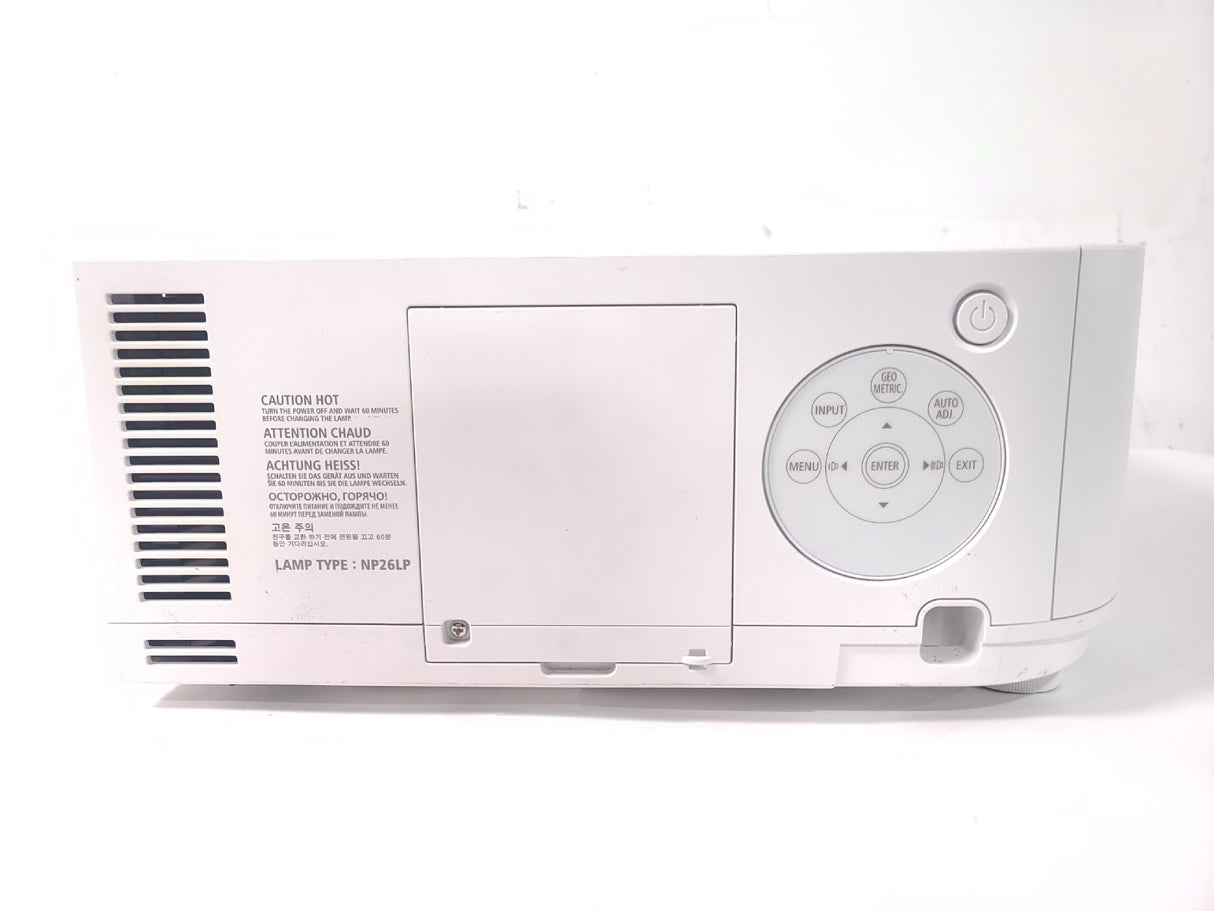 NEC PA622U 6,200 Lumens WUXGA 3LCD Large Venue Projector (1680Hours) NO LENS