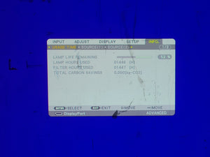 NEC PA622U 6,200 Lumens WUXGA 3LCD Large Venue Projector (1446 Hours) NO LENS