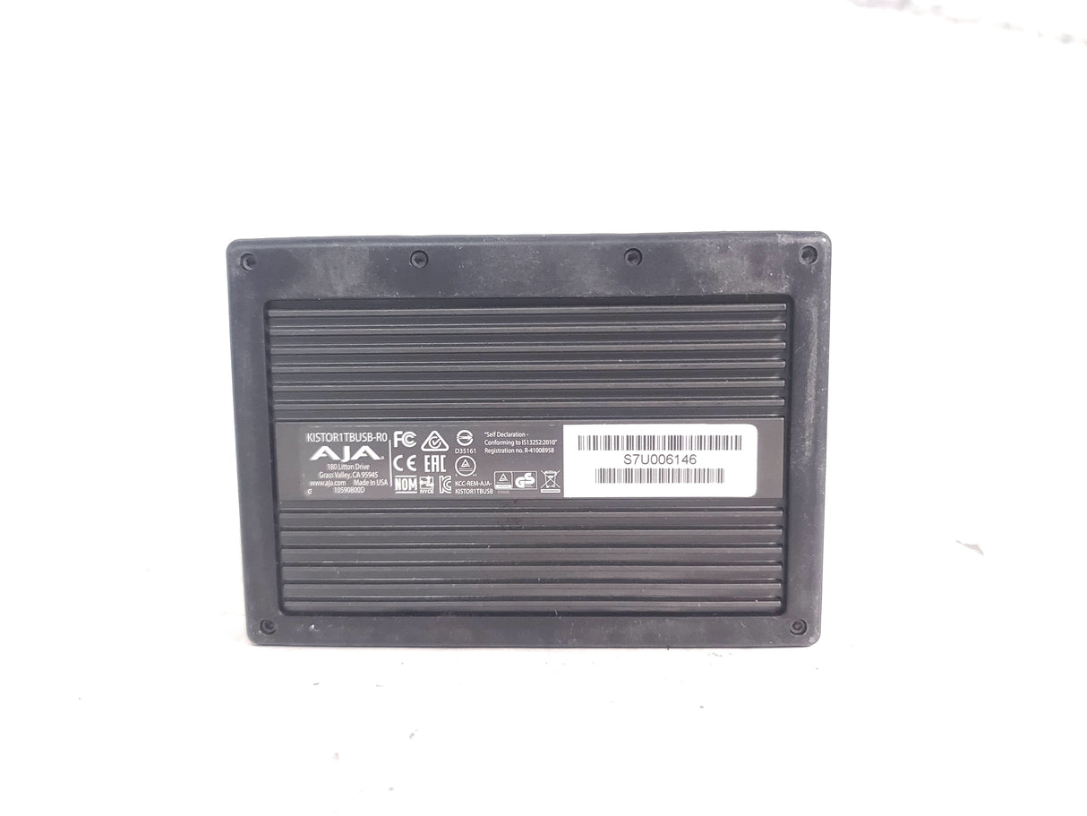 AJA KISTOR1TBUSB-R0 1TB-USB HDD Storage Module for Ki Pro