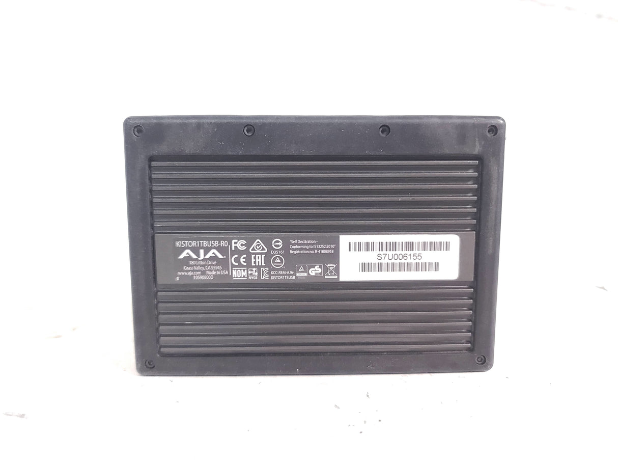 AJA KISTOR1TBUSB-R0 1TB-USB HDD Storage Module for Ki Pro