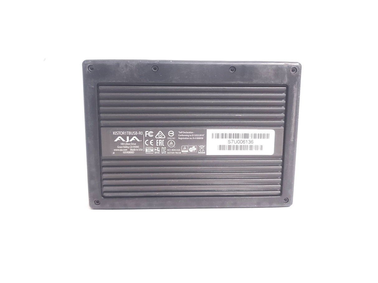 AJA KISTOR1TBUSB-R0 1TB-USB HDD Storage Module for Ki Pro