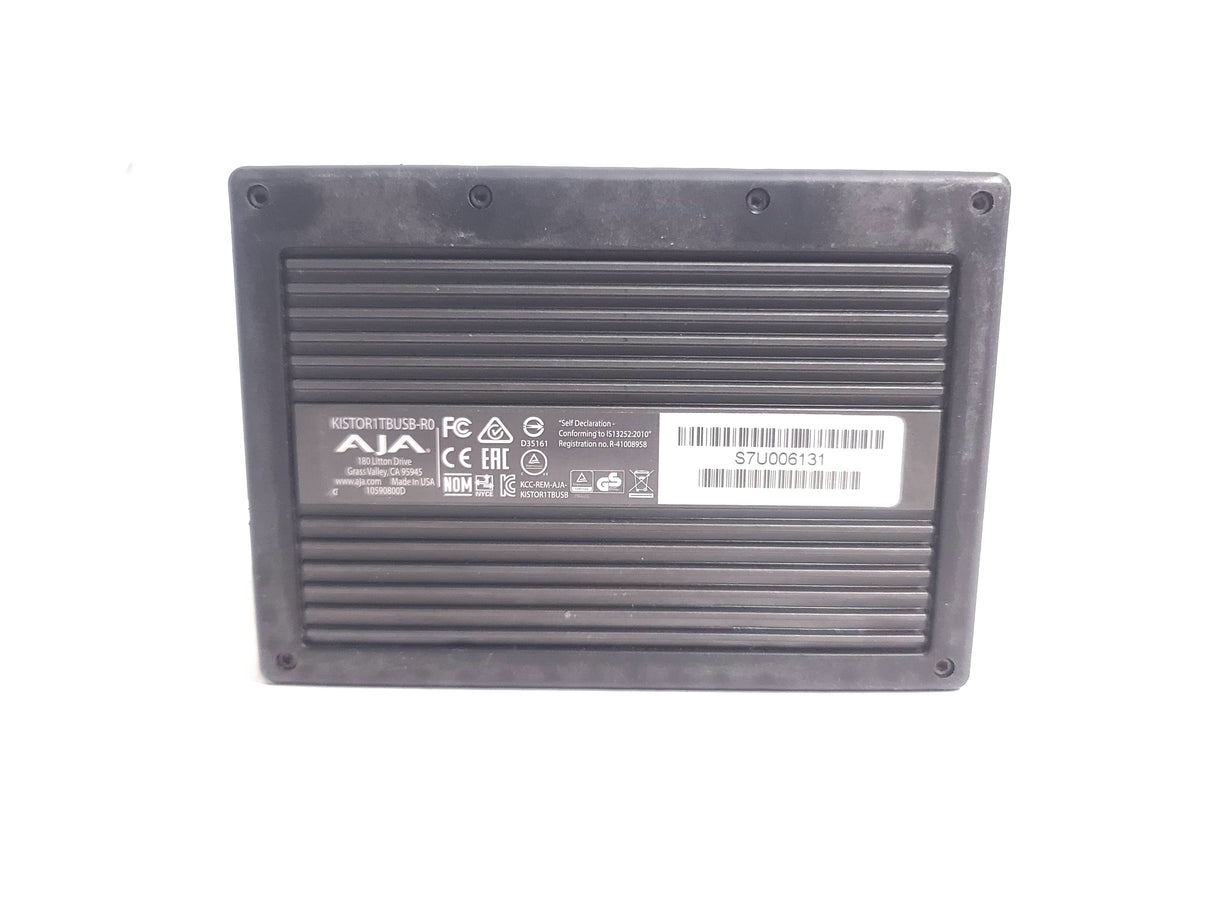 AJA KISTOR1TBUSB-R0 1TB-USB HDD Storage Module for Ki Pro
