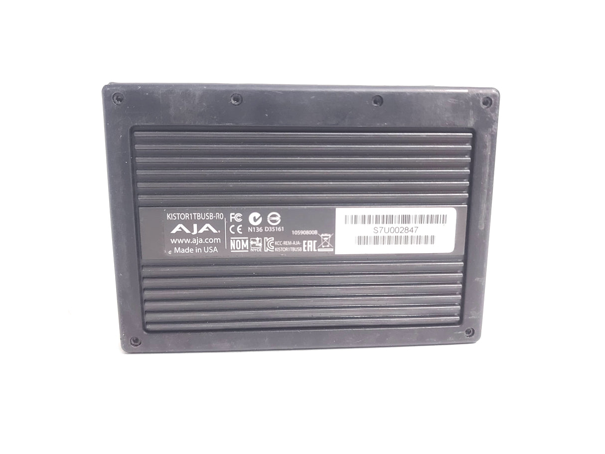 AJA KISTOR1TBUSB-R0 1TB-USB HDD Storage Module for Ki Pro