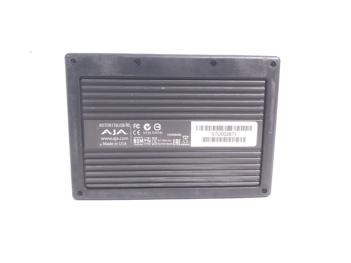 AJA KISTOR1TBUSB-R0 1TB-USB HDD Storage Module for Ki Pro