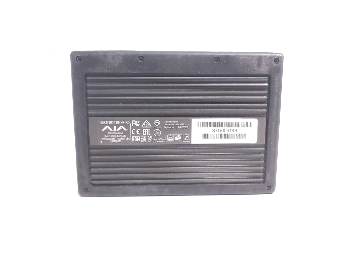 AJA KISTOR1TBUSB-R0 1TB-USB HDD Storage Module for Ki Pro
