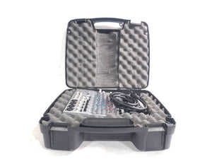 Behringer UB1204-PRO Ultra-Low Noise Design 12-Input 2/2-Bus Mixer w/Mic Preamplifiers in DoskoSport Carrying Case