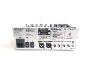 Behringer UB1204-PRO Ultra-Low Noise Design 12-Input 2/2-Bus Mixer w/Mic Preamplifiers in DoskoSport Carrying Case