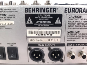 Behringer UB1204-PRO Ultra-Low Noise Design 12-Input 2/2-Bus Mixer w/Mic Preamplifiers in DoskoSport Carrying Case