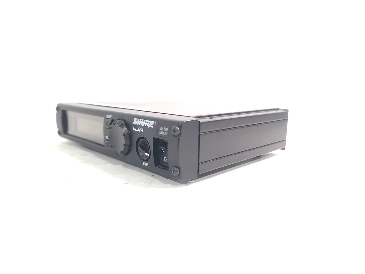 Shure ULXP4 Professional Diversity Receiver Kit (J1: 554-590MHz) w/ ULX BodyPack System and SM58 Microphone in Hard Case