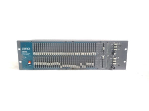 Ashly GQX Series Model 3102 Stereo Third Octave Graphic Equalizer