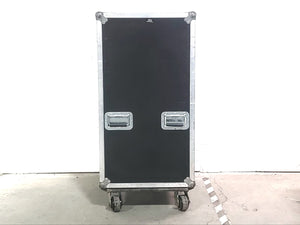 Indy Case 21RU Wheeled Rack Case w/ Patch Panel and Spare Cables