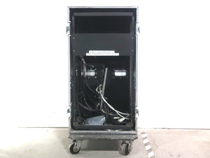 Indy Case 21RU Wheeled Rack Case w/ Patch Panel and Spare Cables