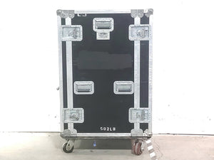Indy Case 21RU Wheeled Rack Case w/ Patch Panel and Spare Cables