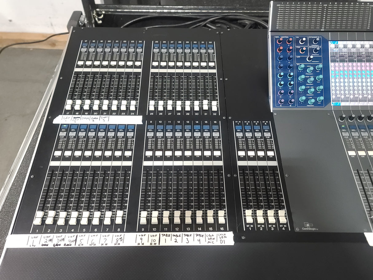 Yamaha M7CL-48 Digital Mixing Console w/ (1) Yamaha I/O and (1) Dan Dugan I/O Option Cards in Wheeled Hard Case