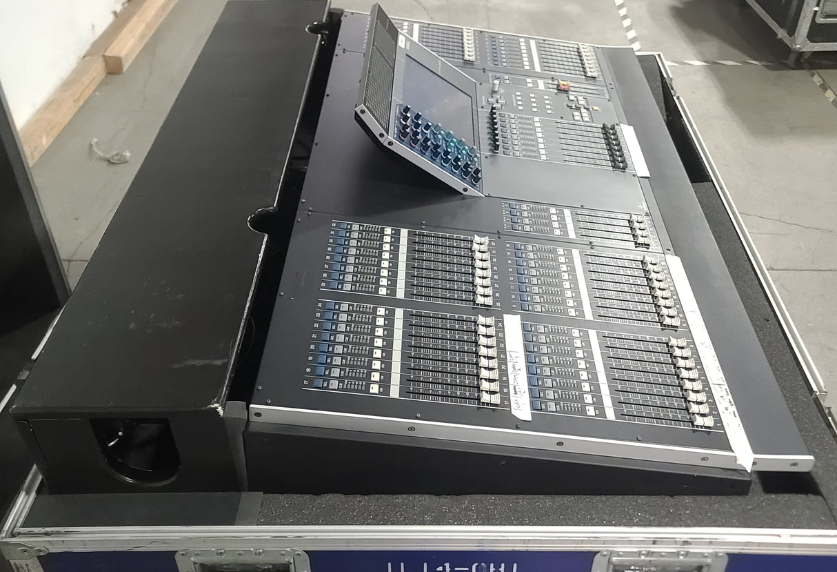Yamaha M7CL-48 Digital Mixing Console w/ (1) Yamaha I/O and (1) Dan Dugan I/O Option Cards in Wheeled Hard Case
