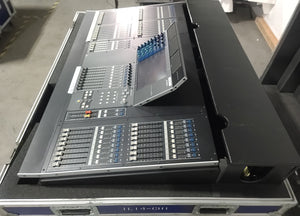Yamaha M7CL-48 Digital Mixing Console w/ (1) Yamaha I/O and (1) Dan Dugan I/O Option Cards in Wheeled Hard Case