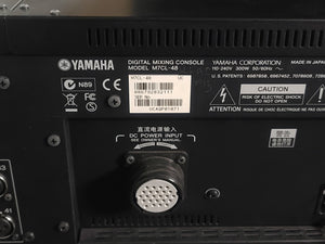 Yamaha M7CL-48 Digital Mixing Console w/ (1) Yamaha I/O and (1) Dan Dugan I/O Option Cards in Wheeled Hard Case