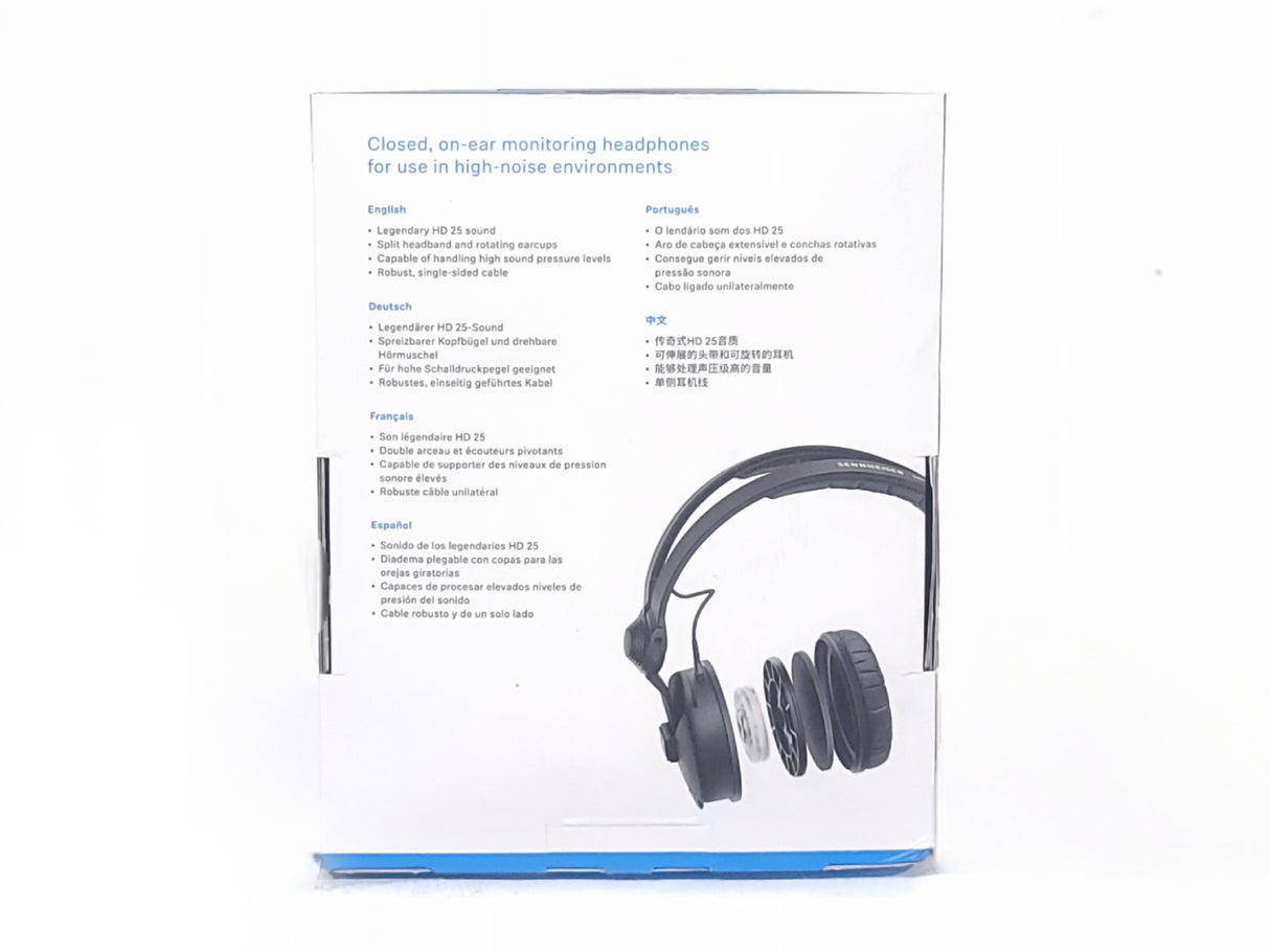 Sennheiser HD 25 PLUS Closed-Back On-Ear Professional Monitoring Headphones [BRAND NEW]