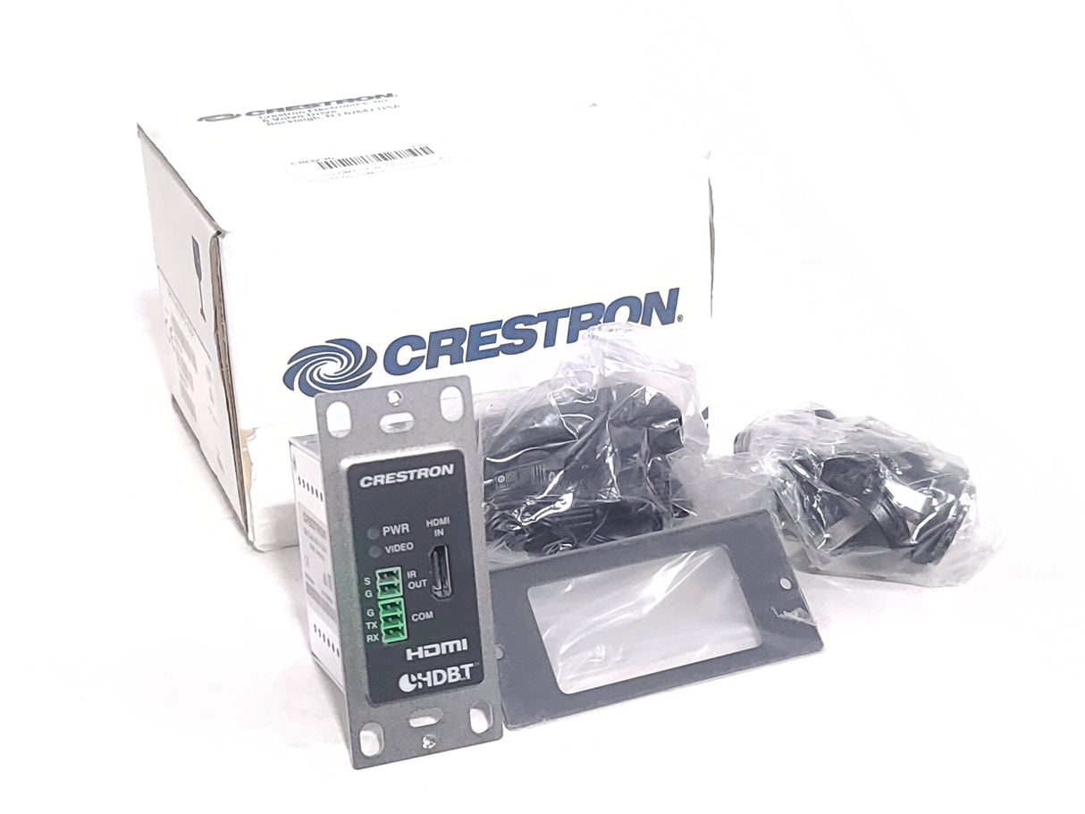 Crestron DMX-TX-4K-100-C-1G-B-T Wall Plate 4K Digital Media Transmitter in Original Box
