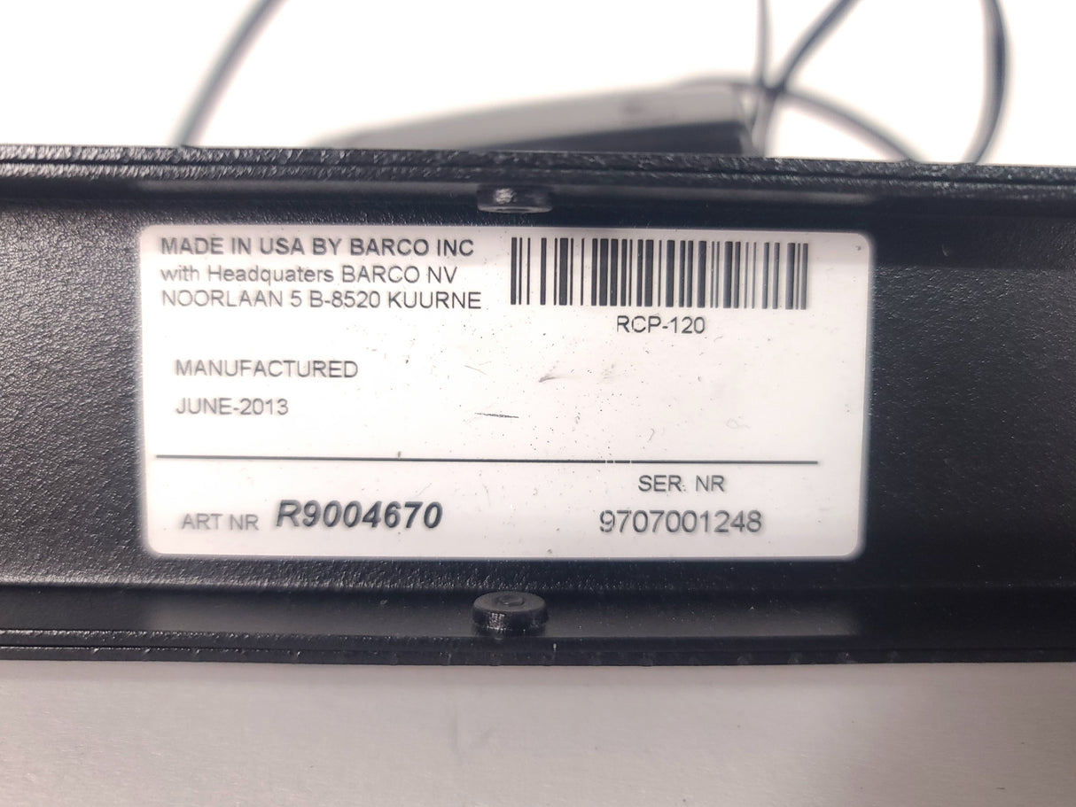 Barco RCP-120 Remote Control Panel