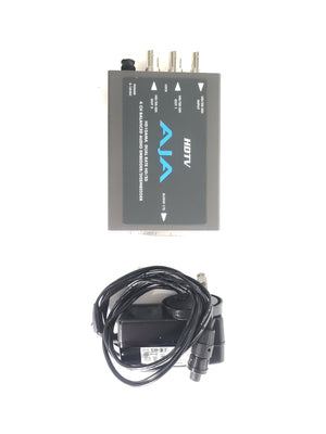 (2) AJA HD10AMA Dual Rate HD/SD 4 CH Balanced Audio Embedder/ Disembedders