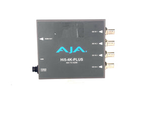 (5) AJA Hi5-4K-Plus SDI to HDMI Converter