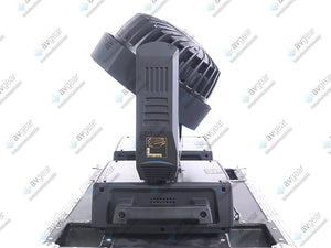 (2) High End Systems Solawash 19 LED Moving Head Light w/ (4) Mounting Brackets, (2) PSU Cables & (2) Safety Cables in Wheeled Hard Case