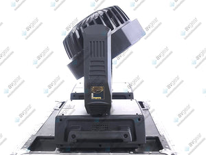 (2) High End Systems Solawash 19 LED Moving Head Light w/ (4) Mounting Brackets, (2) PSU Cables & (2) Safety Cables in Wheeled Hard Case