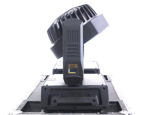 (2) High End Systems Solawash 19 LED Moving Head Light w/ (4) Mounting Brackets, (2) PSU Cables & (2) Safety Cables in Wheeled Hard Case