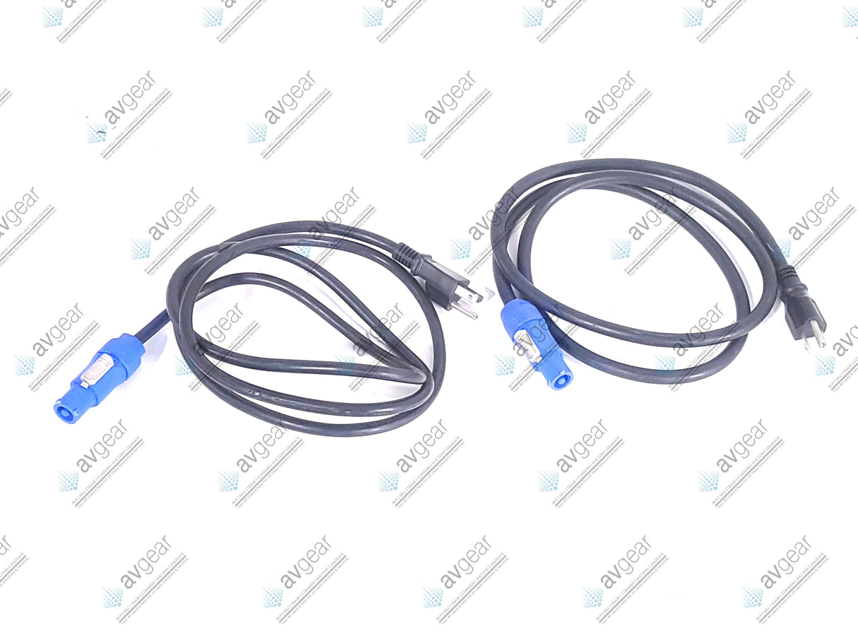 (2) High End Systems Solawash 19 LED Moving Head Light w/ (4) Mounting Brackets, (2) PSU Cables & (2) Safety Cables in Wheeled Hard Case