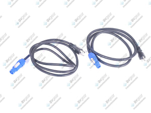 (2) High End Systems Solawash 19 LED Moving Head Light w/ (4) Mounting Brackets, (2) PSU Cables & (2) Safety Cables in Wheeled Hard Case